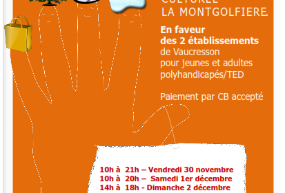 Affiche vente de Noël QCP 2012