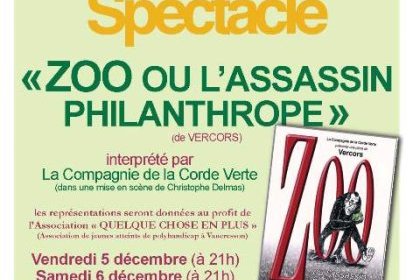 Affiche invitation théâtre ZOO